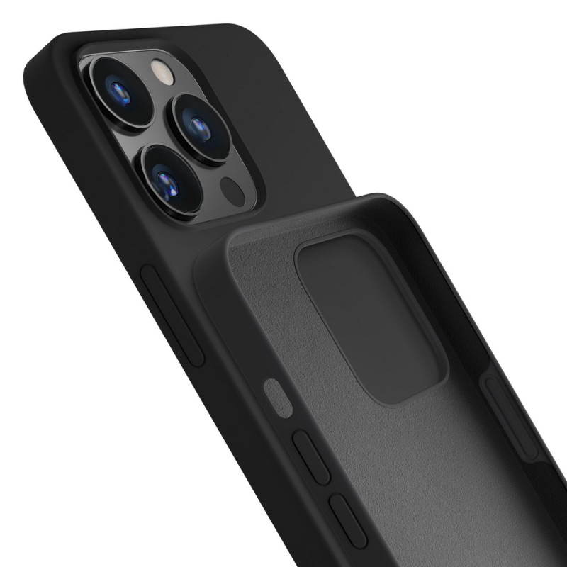3mk silikoninis dėklas, skirtas Apple iPhone 16 Pro, juodas