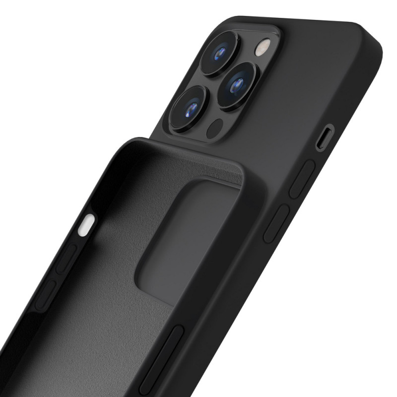 3mk silikoninis dėklas, skirtas Apple iPhone 16 Pro Max, juodas