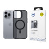 3mk Smoke MagCase su MagSafe, skirta Apple iPhone 16 Pro Max (W-3SmoMaCa-AiP16PM-0), pusiau permatomas