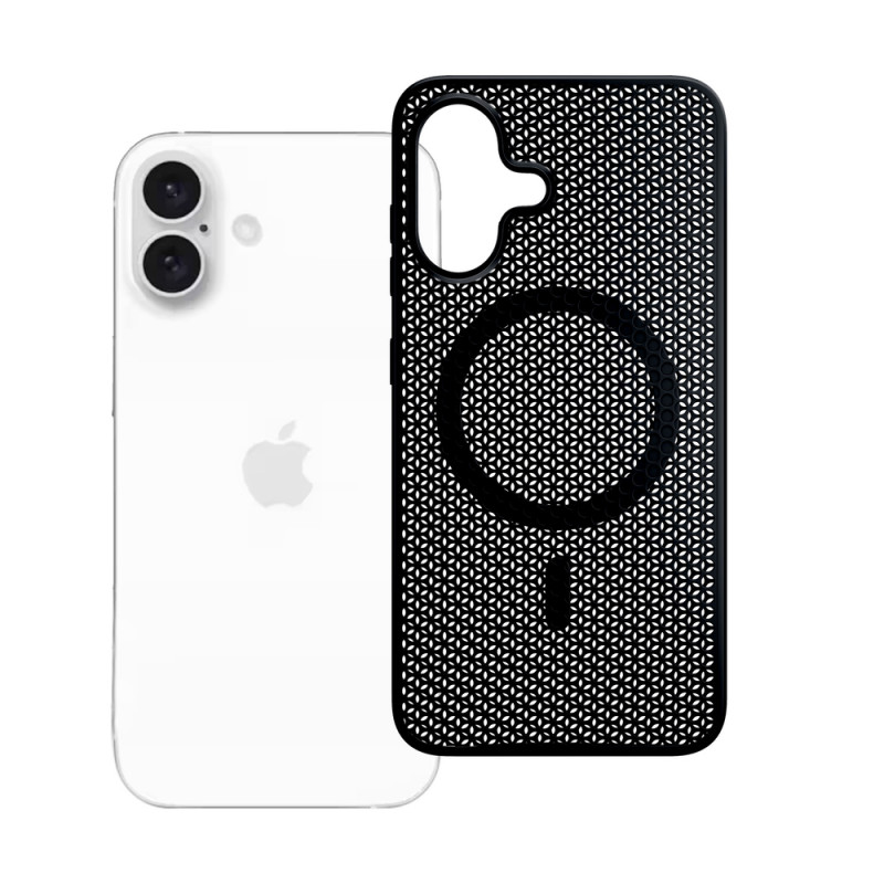 3mk COOLing MagCase, skirta Apple iPhone 16 Plus, juodas