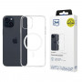 3mk Clear MagCase, skirta Apple iPhone 15, permatomas