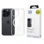 3mk Clear MagCase, skirta Apple iPhone 16 Pro Max, permatomas