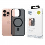 3mk Smoke MagCase su MagSafe, skirta Apple iPhone 16 Pro, pusiau permatomas