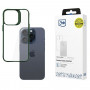 3MK Satin Armor Case+ Apple iPhone 15 Pro apsauginis dėklas, žalias