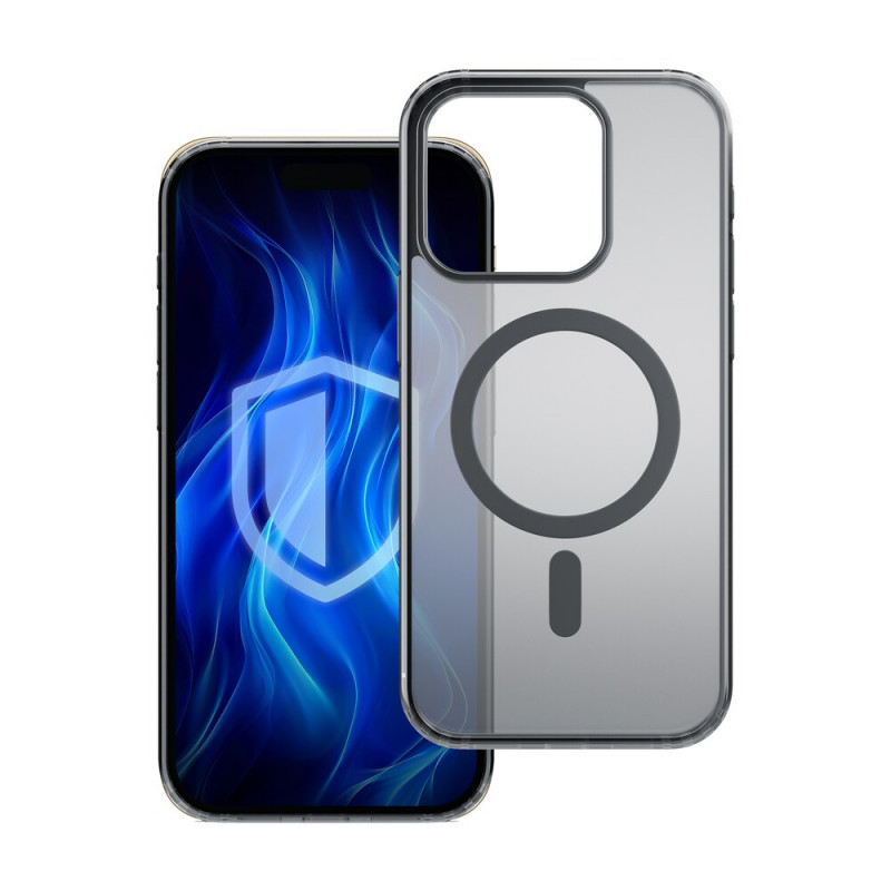 3MK Frosty MagCase dėklas, skirtas Apple iPhone 14 Pro Max, juodas