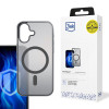 3MK Frosty MagCase dėklas, skirtas Apple iPhone 16 Plus, juodas