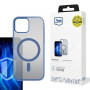 3MK Frosty MagCase dėklas, skirtas Apple iPhone 15, mėlynas