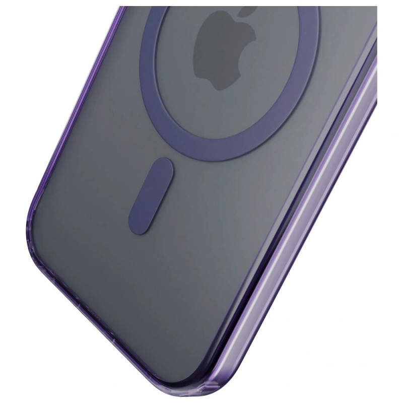 3MK Frosty MagCase MagSafe išmaniojo telefono dėklas, skirtas Apple iPhone 13 Pro, purpurinis