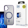 3MK Frosty MagCase MagSafe išmaniojo telefono dėklas, skirtas Apple iPhone 16, purpurinis