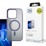 3MK Frosty MagCase MagSafe išmaniojo telefono dėklas, skirtas Apple iPhone 16 Pro, purpurinis