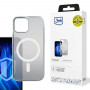 3MK Frosty MagCase MagSafe išmaniojo telefono dėklas, skirtas Apple iPhone 15 Plus, baltas