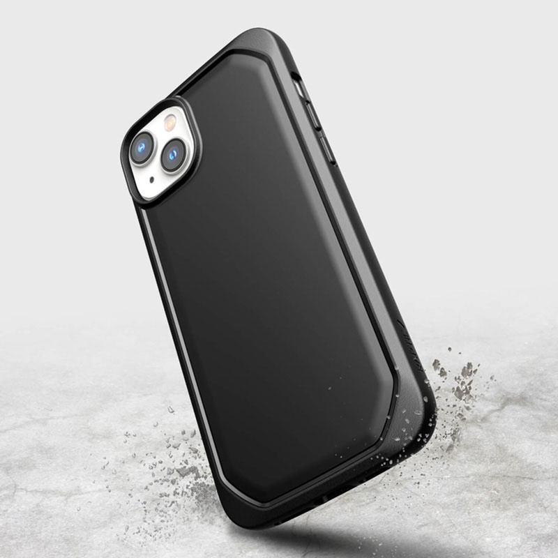 X-Doria Raptic Slim dėklas, skirtas Apple iPhone 14 Plus / 15 Plus, juodas
