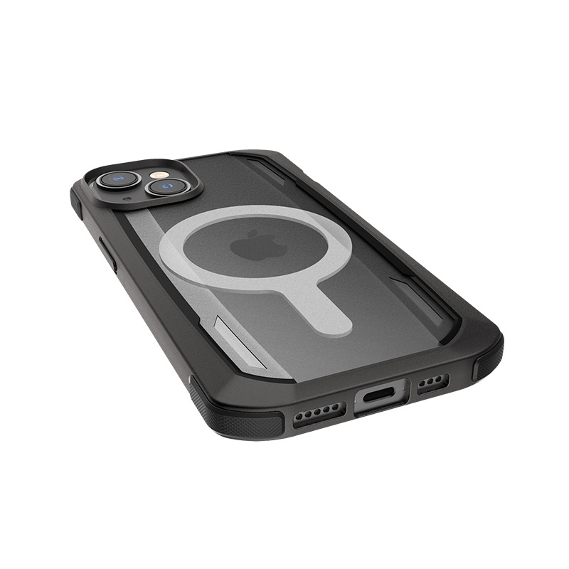 X-Doria Raptic Secure MagSafe dėklas, skirtas Apple iPhone 14 Plus / 15 Plus, juodas