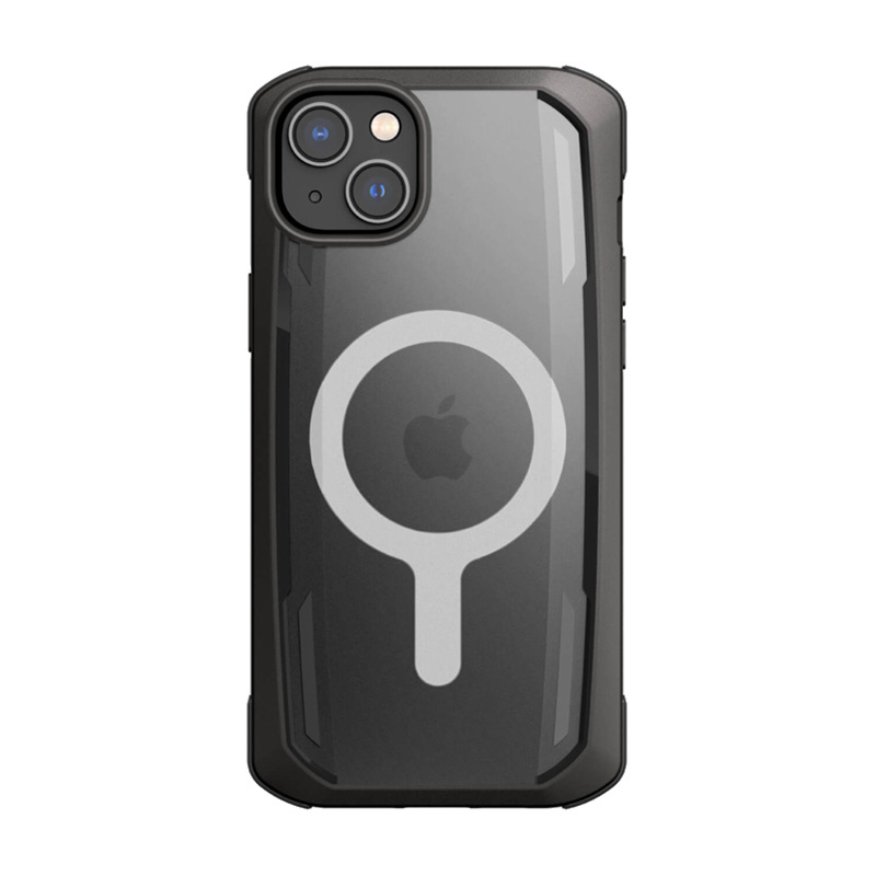 X-Doria Raptic Secure MagSafe dėklas, skirtas Apple iPhone 14 Plus / 15 Plus, juodas