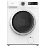Midea MF110W80/W-PL Slim skalbimo mašina, 8 kg, balta/juoda
