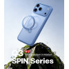 TORRAS Ostand Q3 Spin dėklas, skirtas Apple iPhone 18 Pro Max / 17 Pro Max, MagSafe, mėlynas
