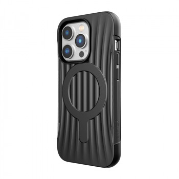 X-Doria Raptic Clutch MagSafe dėklas, skirtas Apple iPhone 14 Pro, juodas