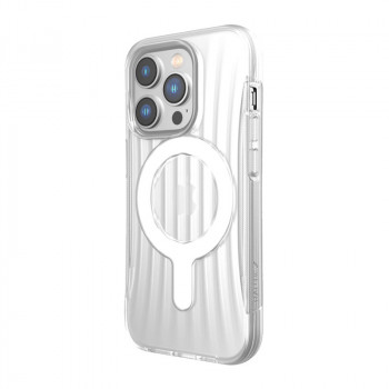 X-Doria Raptic Clutch MagSafe dėklas, skirtas Apple iPhone 14 Pro, permatomas
