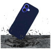 3MK Silicone Case, skirta Apple iPhone 16 Plus, tamsiai mėlyna