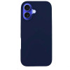 3MK Silicone Case, skirta Apple iPhone 16 Plus, tamsiai mėlyna