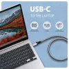 Goobay AXAGON ADE-CM30 USB-C Gigabit Ethernet adapteris su integruotu 3 m CAT6 kabeliu, RJ-45