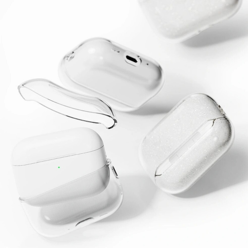 Ringke Air dėklas Apple AirPods Pro 3, blizgus permatomas