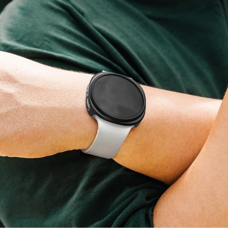 Ringke Slim RGK11818 dėklas, skirtas Samsung Galaxy Watch 8 / 9 40 mm, permatomas ir matinis juodas (2 vnt.)