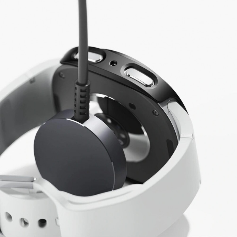 Ringke Slim RGK11819 dėklas skirtas Samsung Galaxy Watch 8 / 9 44 mm, permatomas ir matinis juodas (2 vnt.)