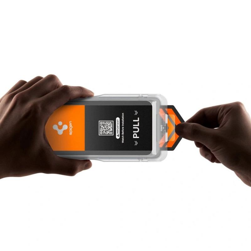 Spigen Glas.tR EZ Fit Pro AC HD AGL11074 ekrano apsauga skirtas Samsung Galaxy S26 Ultra, permatoma