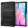 Spigen Tough Armor Pro ACS11827 planšetinio kompiuterio dėklas, skirtas Samsung Galaxy Tab S12+ 12.6 (X840 / X846b), juodas