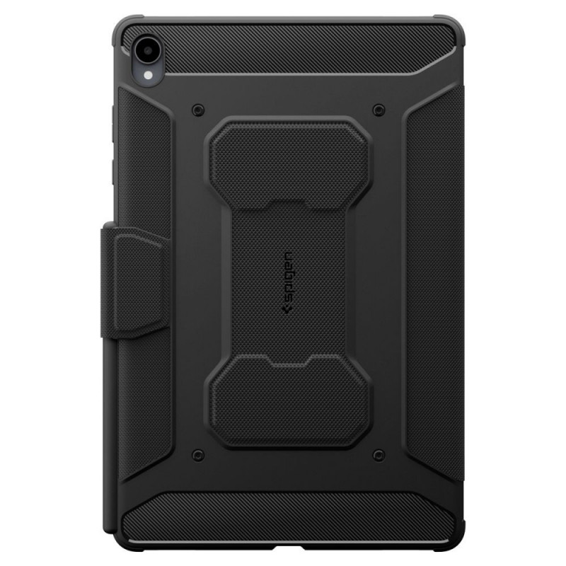 Spigen Rugged Armor ACS11822 planšetinio kompiuterio dėklas, skirtas Samsung Galaxy Tab S12+ 12.6 (X840 / X846b), matinė juoda