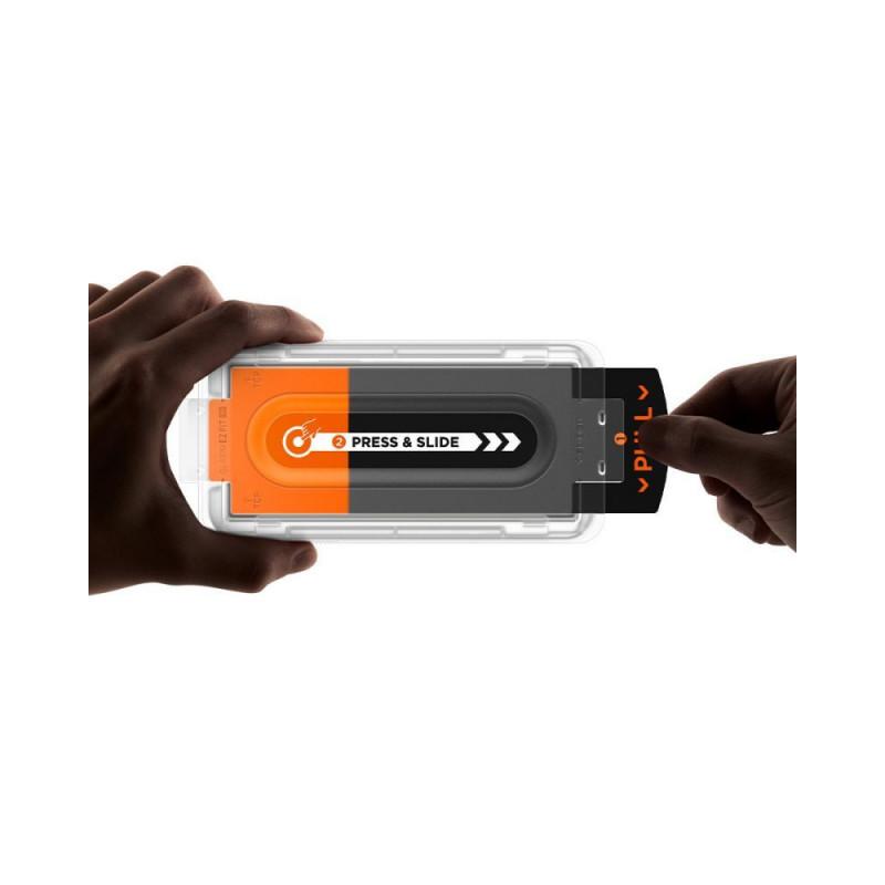 Spigen Glas.tR EZ Fit Pro AC privatumo ekrano apsauga, skirta Samsung Galaxy Z Fold 7 / 8 Ultra