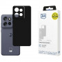 3MK Matt Case, skirta Motorola Edge 50 Neo, juodas