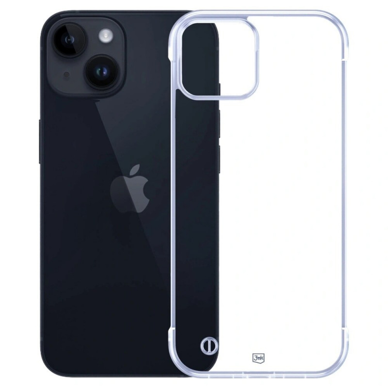3mk Just20g Clear Case Apple iPhone 15 Plus išmaniojo telefono dėklas, permatomas