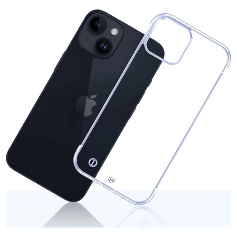 3mk Just20g Clear Case Apple iPhone 15 Plus išmaniojo telefono dėklas, permatomas