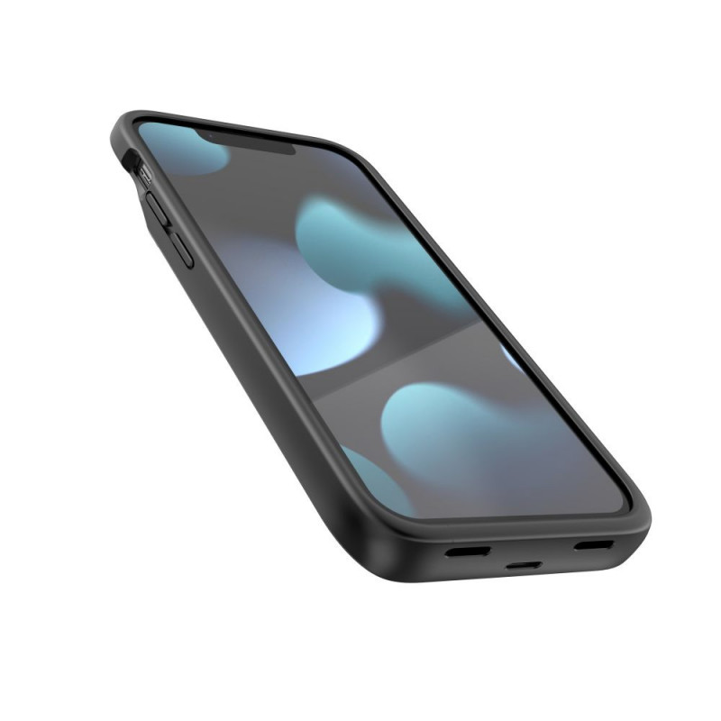 Tech-Protect PowerCase 4700 mAh dėklas su baterija, skirtas Apple iPhone 12 mini / 13 mini, juodas