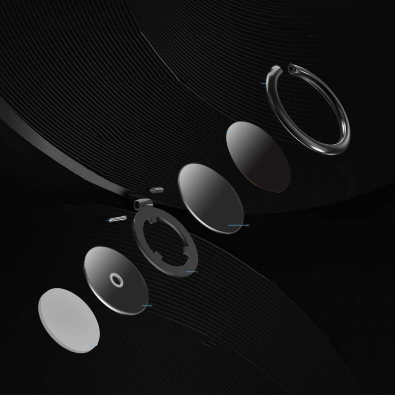 Tech-Protect magnetinis telefono žiedas, juodas