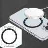 Tech-Protect MagMat MagSafe universalus magnetinis žiedas, juodas ir sidabrinis (2 vnt.)