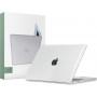 Tech-Protect SmartShell dėklas, skirtas Apple MacBook Air 13 2022-2024, skaidriai permatomas