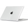 Tech-Protect SmartShell dėklas, skirtas Apple MacBook Air 13 2022-2024, skaidriai permatomas