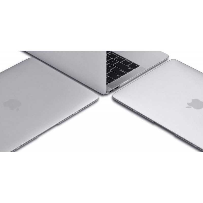 Tech-Protect SmartShell dėklas, skirtas Apple MacBook Air 13 2022-2024, matinė juoda