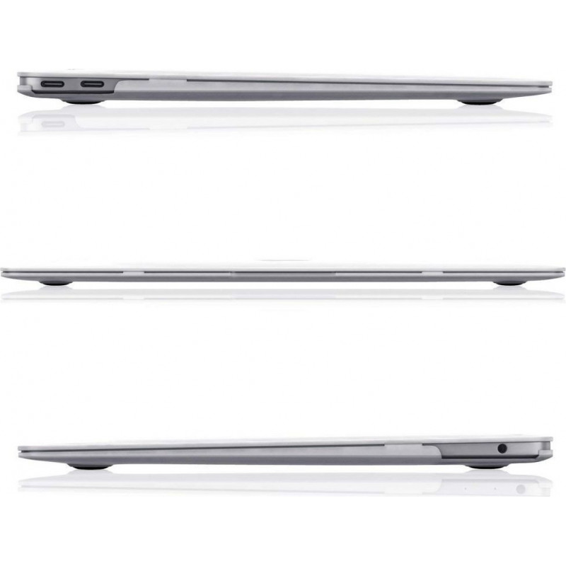 Tech-Protect SmartShell dėklas Apple MacBook Air 13 2022-2024, blizgus permatomas