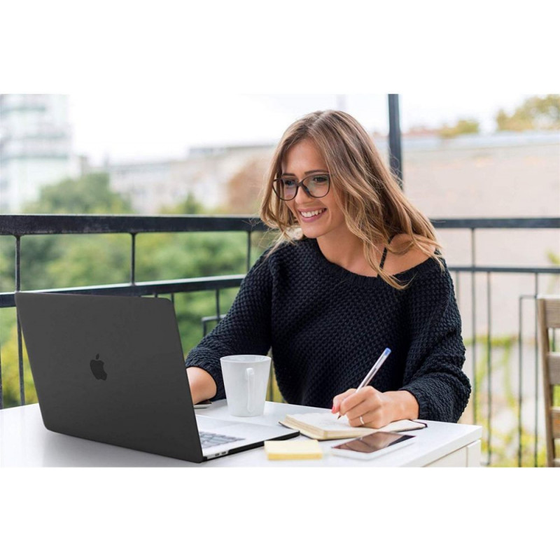 Tech-Protect SmartShell dėklas Apple MacBook Air 13 2022-2024, blizgus permatomas