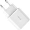 Tech-Protect C20W 2 prievadų sieninis įkroviklis, USB-C PD 20W ir USB-A QC 3.0, baltas