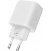 Tech-Protect C20W 2 prievadų sieninis įkroviklis, USB-C PD 20W ir USB-A QC 3.0, baltas