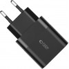 Tech-Protect C30W 2 prievadų sieninis įkroviklis, USB-C PD 30W ir USB-A QC 3.0, juodas