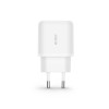 Tech-Protect C20W 2 portų sieninis įkroviklis PD 20W QC 3.0 su USB-C kabeliu, baltas