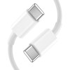 Tech-Protect C20W 2 portų sieninis įkroviklis PD 20W QC 3.0 su USB-C kabeliu, baltas