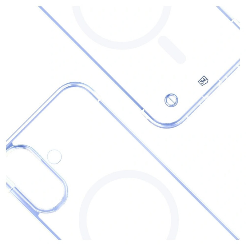 3mk Just20g MagCase Apple iPhone 16 Plus išmaniojo telefono dėklas, permatomas