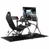 Sulankstomas lenktynių kokpitas Next Level Racing GTLite Air, SIMAERO tinklelis, juodas